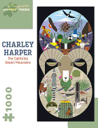 Image for Charley Harper the California Desert Mountains 1000-Piece Jigsaw Puzzle Aa959
